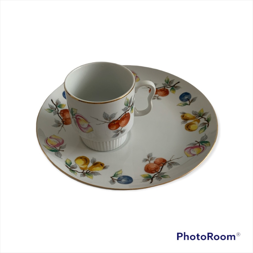 Vintage Royal Geoffrey  Hostess plate and mug